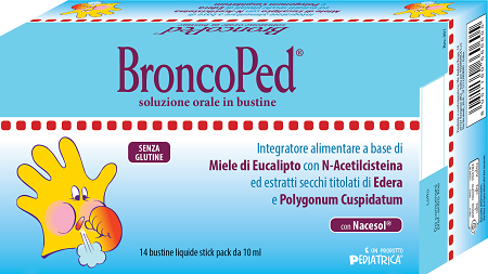 BRONCOPED SOLUZIONE ORALE 14 BUSTINE STICK PACK DA 10 ML - farmasorriso.com