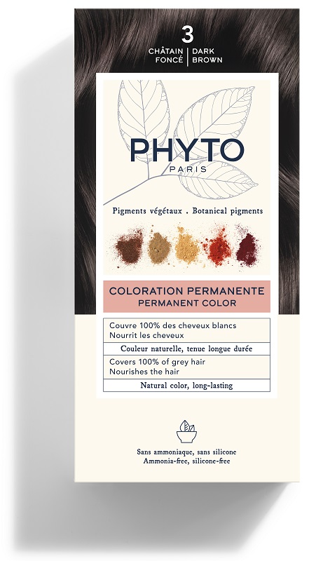 COLOR KIT 3 CASTANO SCURO LATTE RIVELATORE 50 ML + CREMA COLORANTE 50 ML + MASCHERA PROTETTIVA COLORE 12 ML + GUANTI - farmasorriso.com