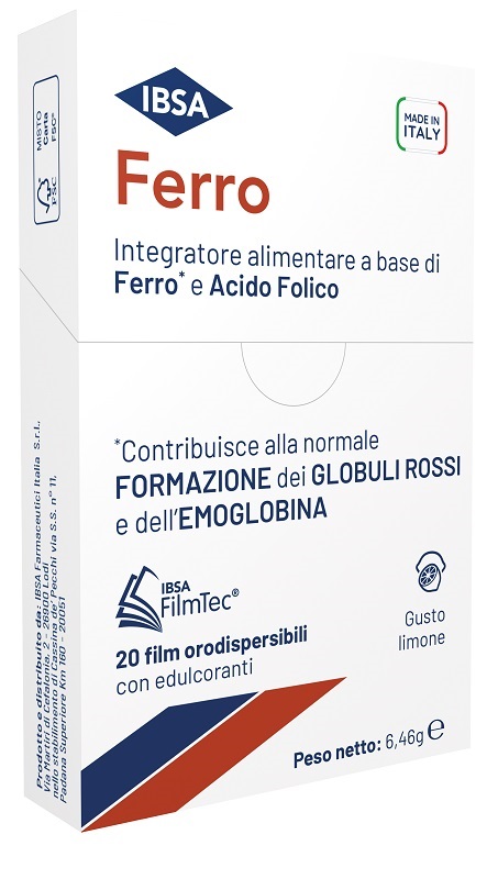FERRO IBSA 20 FILM ORODISPERSIBILI - farmasorriso.com