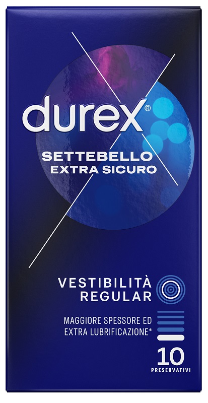 PROFILATTICO DUREX SETTEBELLO EXTRA SICURO 10 PEZZI - farmasorriso.com