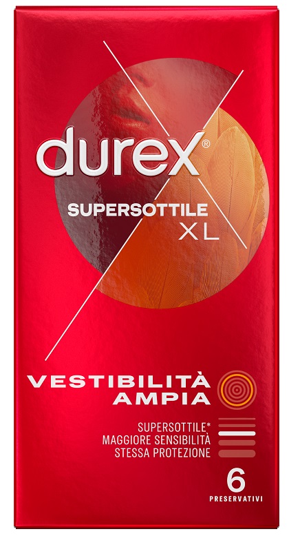 PROFILATTICO DUREX SUPERSOTTILE XL 6 PEZZI - farmasorriso.com