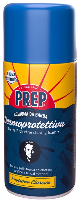 PREP SCHIUMA BARBA DERMOPROTETTIVA PROFUMO CLASSICO 300 ML - farmasorriso.com