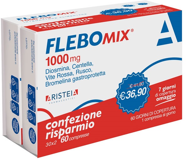 FLEBOMIX 1000 MG 60 COMPRESSE BI-PACK - farmasorriso.com
