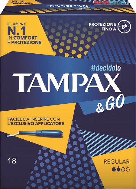 TAMPAX &GO REGULAR 18 PEZZI - farmasorriso.com