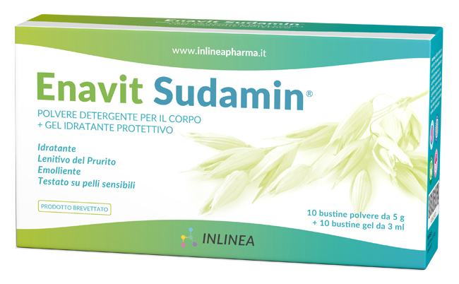 ENAVIT SUDAMIN 10 BUSTINE POLVERE DA 5 G + 10 BUSTINE GEL DA 5 ML - farmasorriso.com
