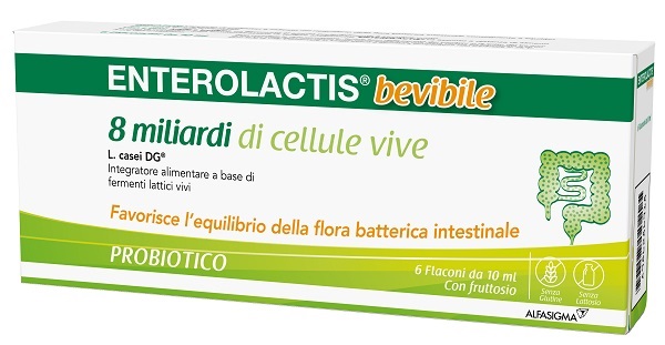 ENTEROLACTIS BEVIBILE 6 FLACONCINI X 10 ML - farmasorriso.com