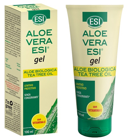 ESI ALOE VERA GEL TEA TREE CON VITAMINA E 100 ML - farmasorriso.com