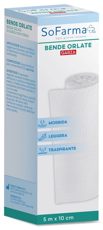 BENDA ORLATA 500X10 CM SOFARMAPIU' - farmasorriso.com
