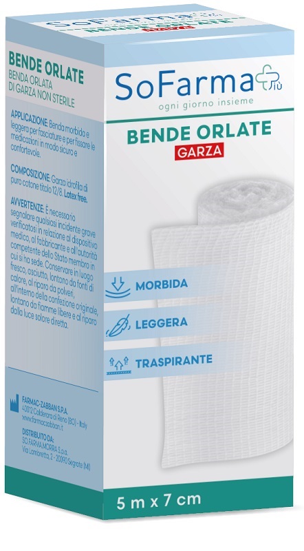 BENDA ORLATA 500X7 CM SOFARMAPIU' - farmasorriso.com