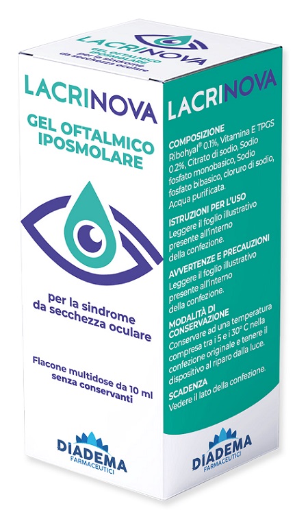 LACRINOVA GEL OFTALMICO IPOSMOLARE TB 10 ML - farmasorriso.com