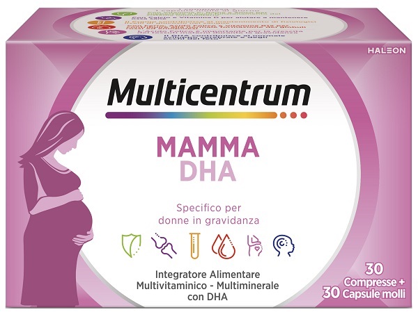 MULTICENTRUM MAMMA DHA 30 COMPRESSE + 30 CAPSULE - farmasorriso.com