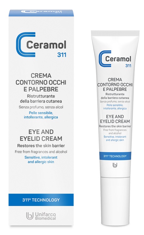 CERAMOL CREMA CONTORNO OCCHI E PALPEBRE 15 ML - farmasorriso.com