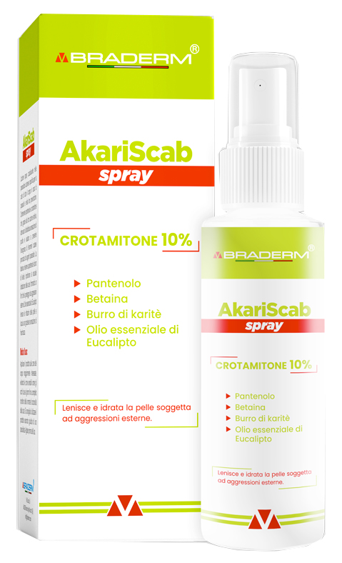 AKARISCAB SPRAY 100 ML BRADERM - farmasorriso.com