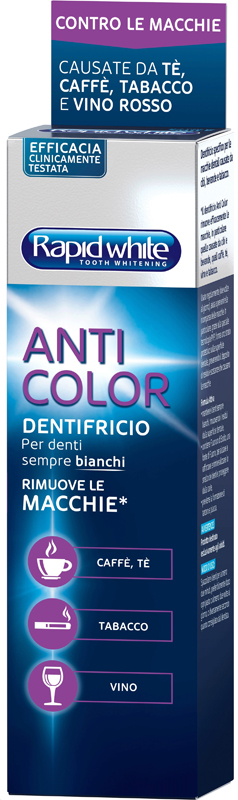 RAPID WHITE DENTIFRICIO ANTICOLOR 75 ML - farmasorriso.com