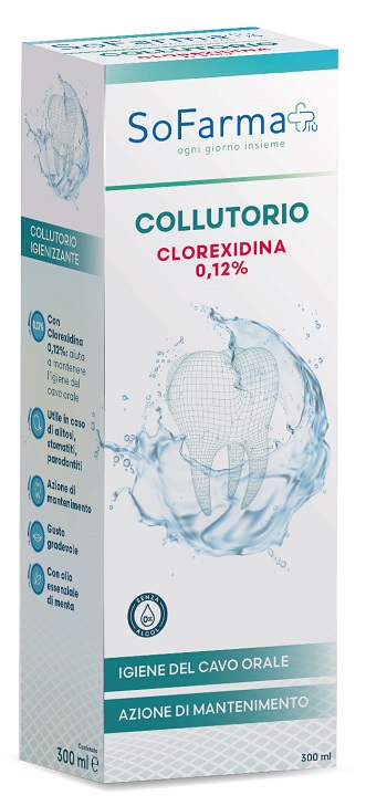 COLLUTORIO CLOREXIDINA 0,12% 200 ML SOFARMAPIU' - farmasorriso.com