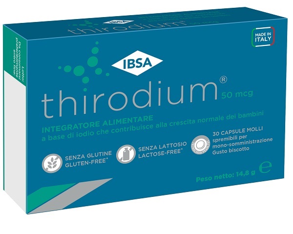 THIRODIUM 50MCG 30 CAPSULE MOLLI NUOVA FORMULAZIONE - farmasorriso.com