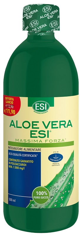ESI ALOE VERA SUCCO MASSIMA FORZA 500 ML OFFERTA - farmasorriso.com