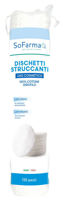 DISCHETTI STRUCCANTI 120 PEZZI SOFARMAPIU' - farmasorriso.com