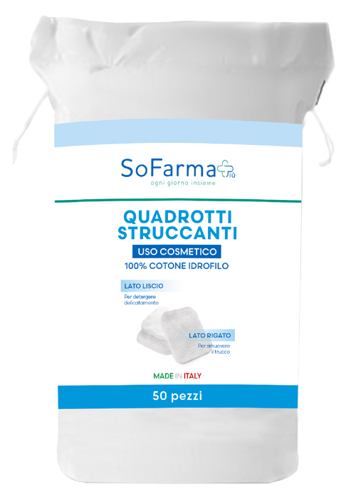 QUADROTTI STRUCCANTI 50 PEZZI SOFARMAPIU' - farmasorriso.com
