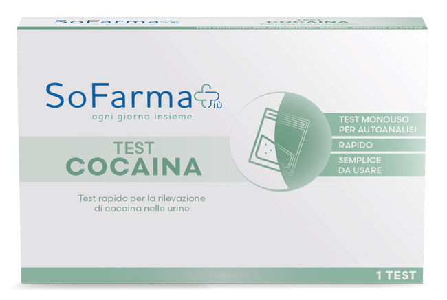 TEST AUTODIAGNOSTICO RAPIDO COCAINA SOFARMAPIU' - farmasorriso.com