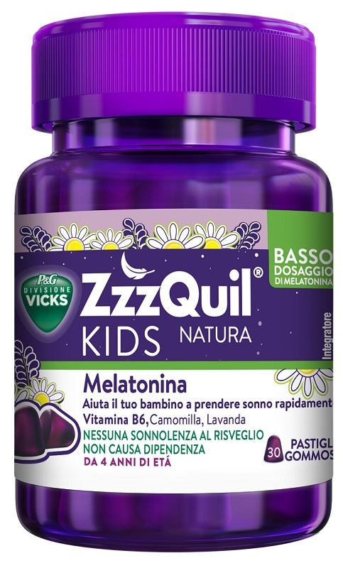 VICKS ZZZQUIL KIDS NATURA 30 PASTIGLIE GOMMOSE - farmasorriso.com