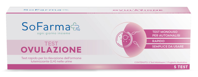 TEST AUTODIAGNOSTICO OVULAZIONE 5 PEZZI SOFARMAPIU' - farmasorriso.com