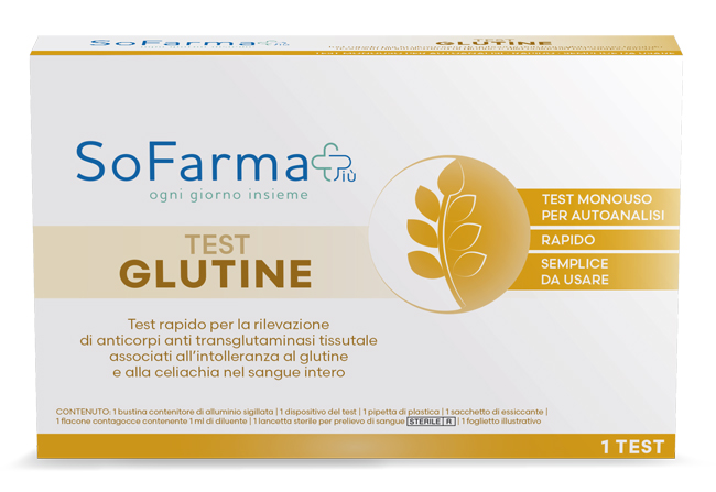 TEST AUTODIAGNOSTICO GLUTINE SOFARMAPIU' - farmasorriso.com