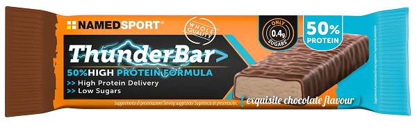 THUNDER BAR EXQUISITE CHOCOLATE 50 G CON EDULCORANTI - farmasorriso.com