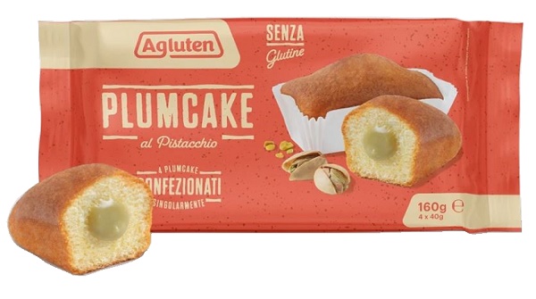 AGLUTEN PLUMCAKE PISTACCHIO 160 G - farmasorriso.com