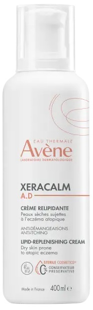 EAU THERMALE AVENE XERACALM AD CREMA LIPORESTITUTIVA 400 ML NUOVA FORMULAZIONE - farmasorriso.com