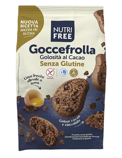 NUTRIFREE GOCCEFROLLA GOLOSITA' AL CACAO 300 G - farmasorriso.com