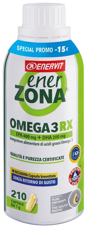 ENERZONA OMEGA 3 RX 210 CAPSULE DA 1 G TAGLIO PREZZO -15 EURO - farmasorriso.com