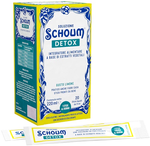 SOLUZIONE SCHOUM DETOX 20 STICK - farmasorriso.com