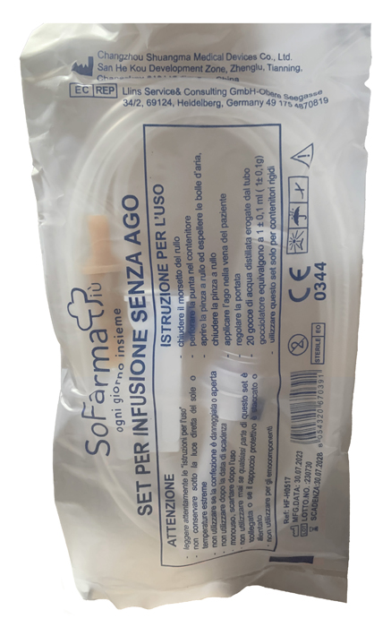 DEFLUSSORE SENZA AGO GAUGE 21 SOFARMAPIU' - farmasorriso.com