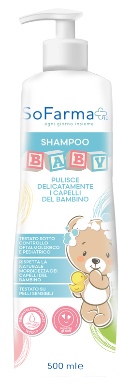 SHAMPOO BABY 500 ML SOFARMAPIU' - farmasorriso.com