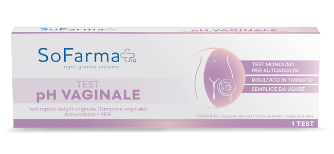 TEST AUTODIAGNOSTICO RAPIDO PH VAGINALE SOFARMAPIU' - farmasorriso.com