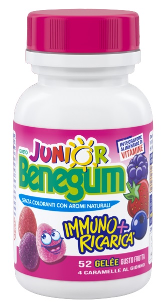 BENEGUM J IMMUNO + RICARICA FRUTTI ROSSI 156 G - farmasorriso.com