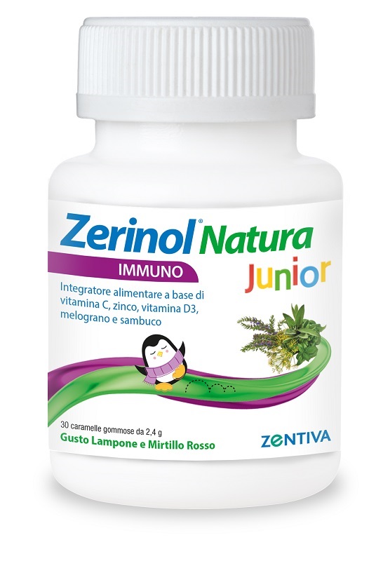ZERINOL NATURA IMMUNO JUNIOR 30 CARAMELLE GOMMOSE - farmasorriso.com