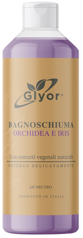 GLYOR BAGNOSCHIUMA ORCHIDEA E IRIS 500 ML - farmasorriso.com