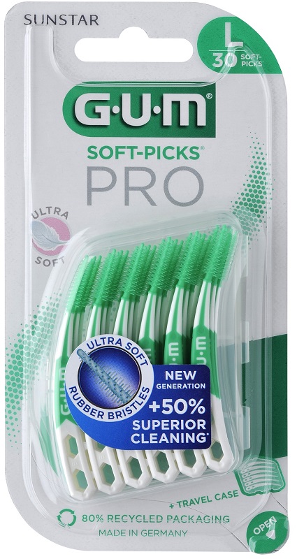 GUM SOFT PICK PRO LARGE 30 PEZZI - farmasorriso.com