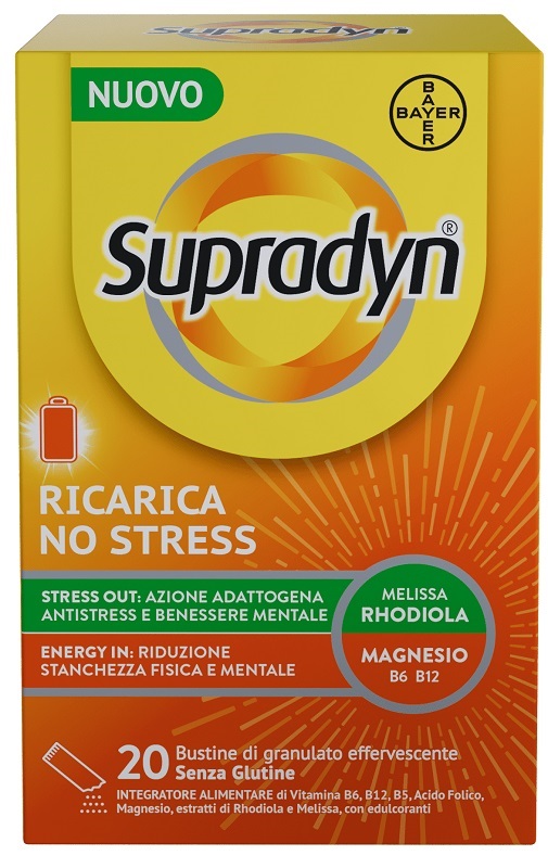 SUPRADYN RICARICA NO STRESS 20 BUSTINE - farmasorriso.com