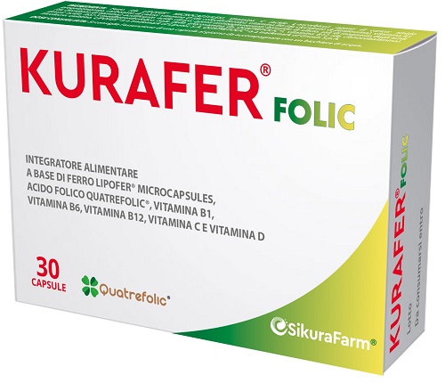 KURAFER FOLIC 30 CAPSULE - farmasorriso.com
