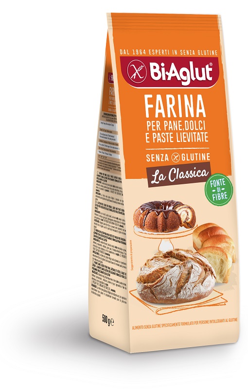 BIAGLUT FARINA SENZA GLUTINE CLASSICA 500 G - farmasorriso.com
