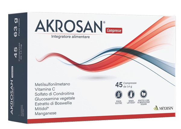 AKROSAN 45 COMPRESSE - farmasorriso.com