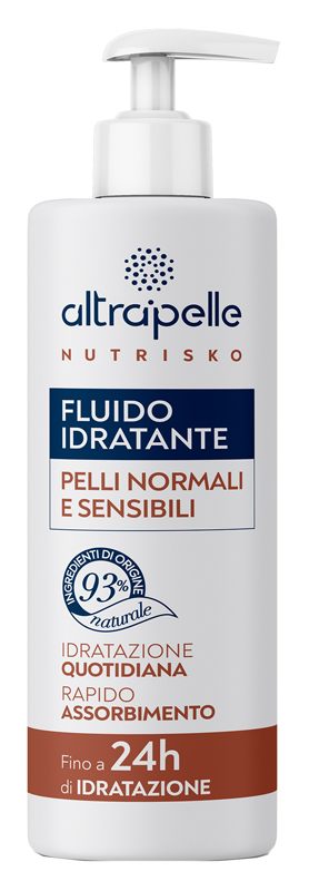 ALTRAPELLE NUTRISKO FLUIDO IDRATANTE PELLI NORMALI SENSIBILI 400 ML - farmasorriso.com