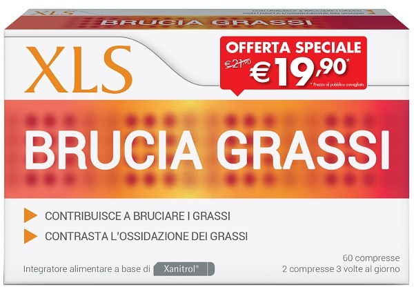 XLS BRUCIA GRASSI 60 COMPRESSE TAGLIO PREZZO - farmasorriso.com