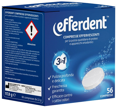 EFFERDENT 56 COMPRESSE EFFERVESCENTI - farmasorriso.com