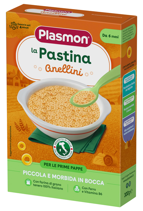 PLASMON PASTA ANELLINI 300 G - farmasorriso.com