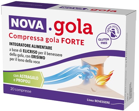 NOVA GOLA FORTE 20 COMPRESSE - farmasorriso.com