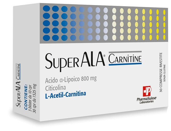 SUPERALA CARNITINE 30 COMPRESSE - farmasorriso.com